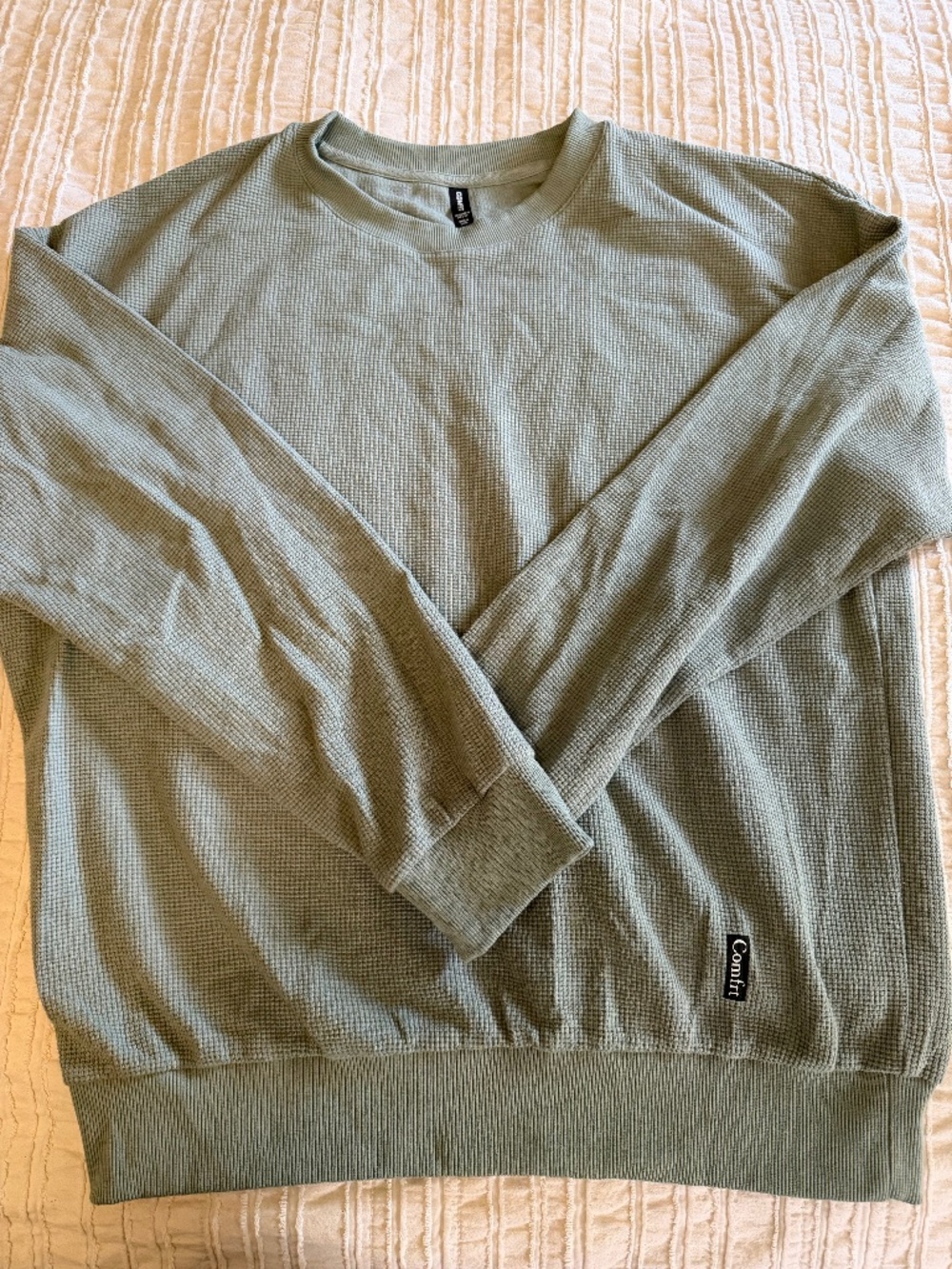 Comfrt Waffle Crewneck